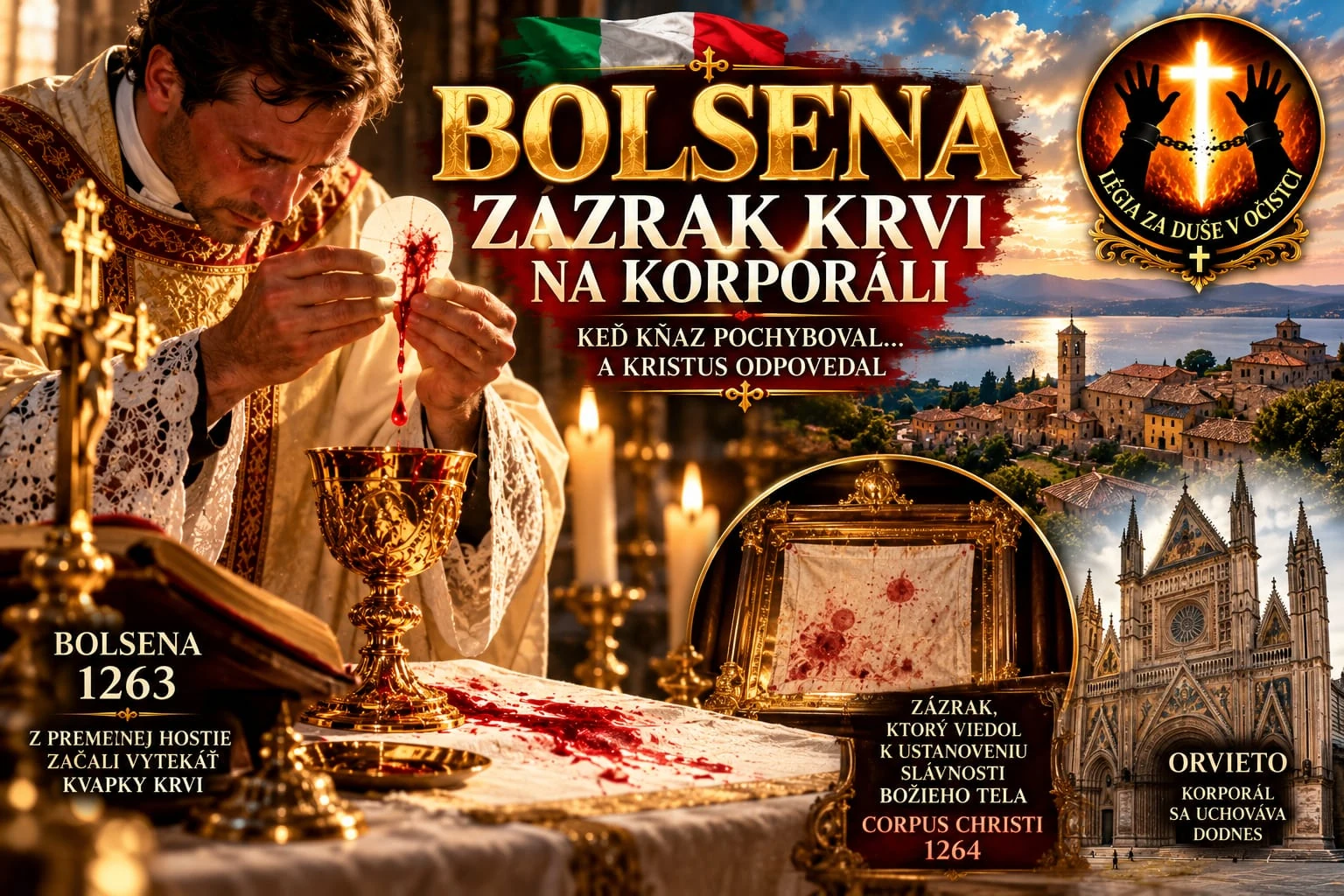 Bolsena – krv na korporáli