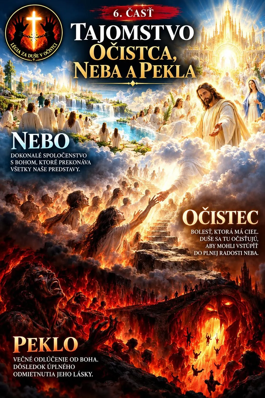 Tajomstvo očistca, neba a pekla – duchovná grafika Légie za duše v očistci