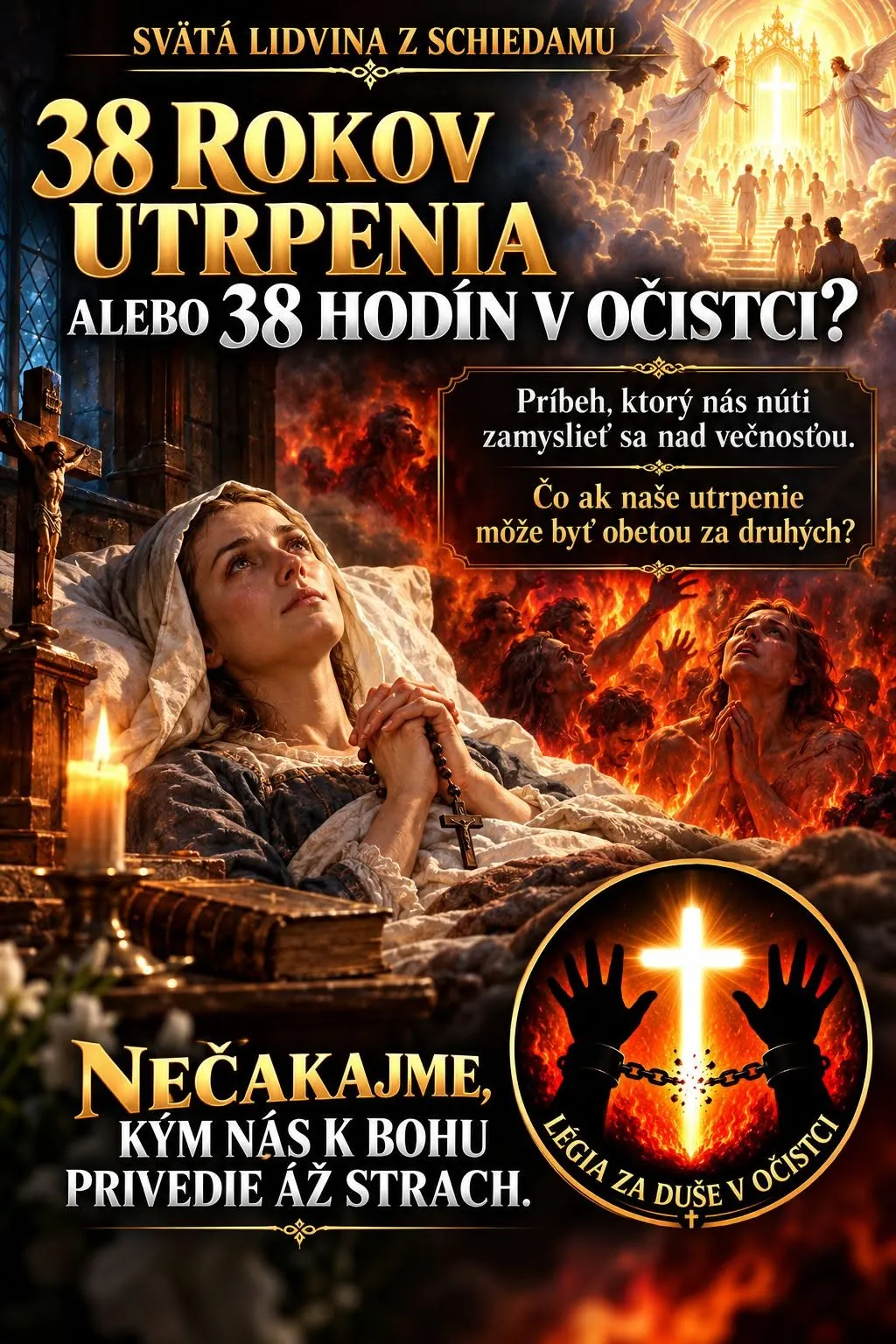 38 rokov utrpenia – duchovná grafika Légie za duše v očistci